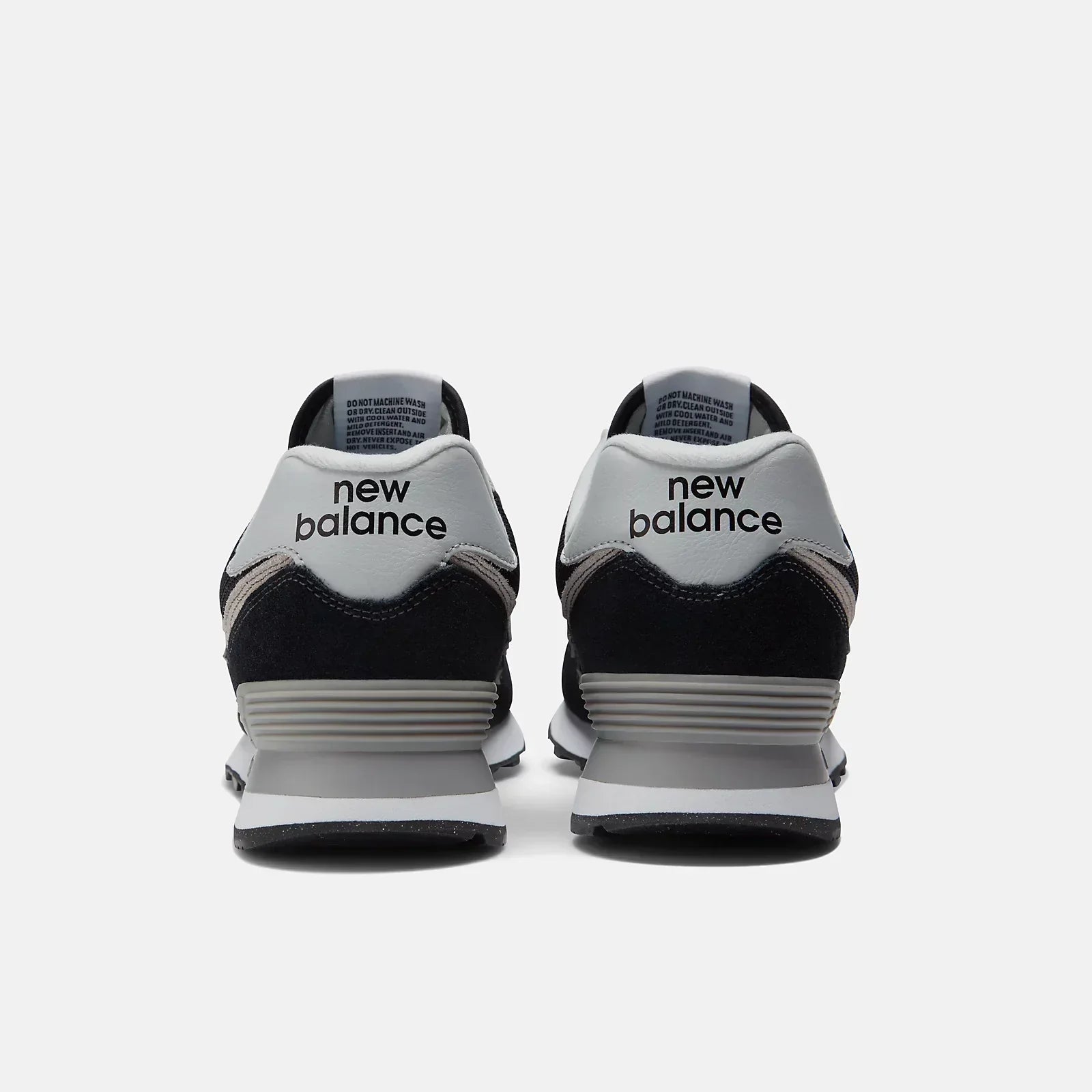 New Balance Men's 574 Core Shoes - Black/White
